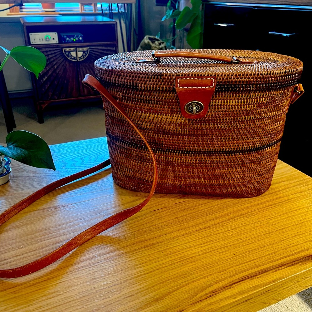 Handmade woven Filipino bag